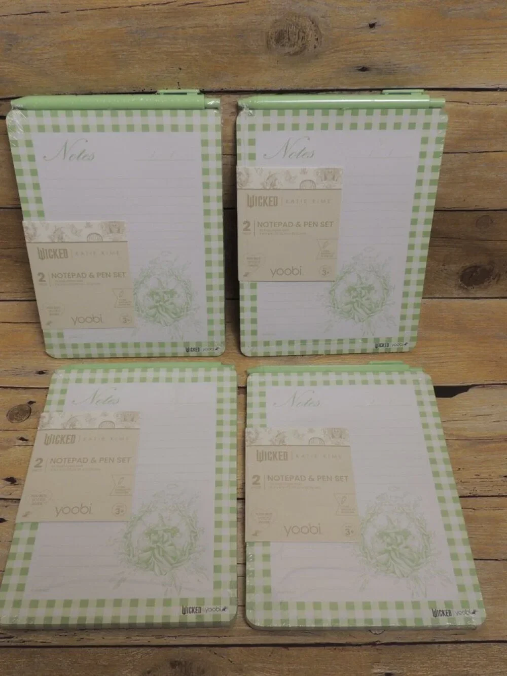Wicked Elphaba Stationery Notepad and Pen Set Yoobi x Katie Kime New and Sealed